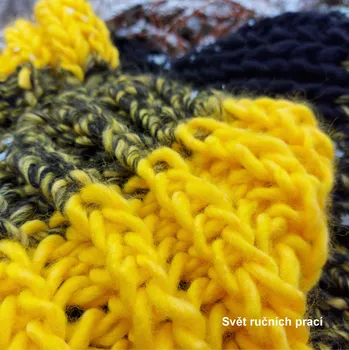 Šála Tříbarevná - vlněná šála - unisex