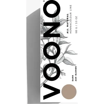 Barva na vlasy Voono Henna DARK ASH BLONDE (Voono Henna 100 g)