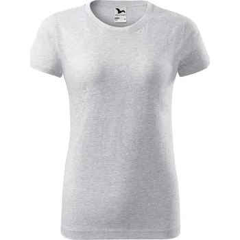 Dámské tričko Basic tričko dámské XS světle šedý melír