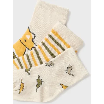 Sada 3 ponožek Mayoral 10398 Velikost: 6 měsíců, barva: béžová