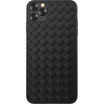 Pouzdro na mobilní telefon Devia Woven Pattern Design Soft Case iPhone 11 Pro black