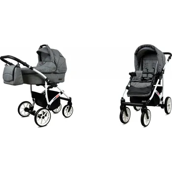 Kočárek Kombinovaný kočárek Raf-Pol Largo ALU 2023 Grey Flex