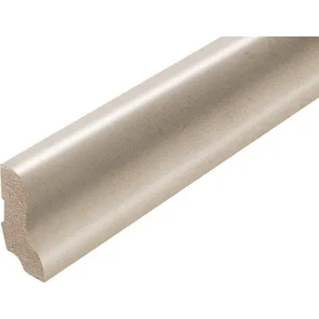 soklová lišta NOVÁK Podlahová - soklová lišta 40x20 MDF fólie Cement light grey, 2,7m AAK B003/08