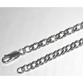 Řetízek Stříbrný řetízek Rombo 0,40 - 45 cm (Stříbrný řetízek Rombo)
