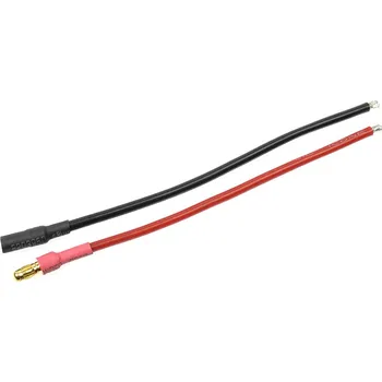 RC náhradní díl Konektor zlacený 3.5mm s kabelem kabel 14AWG 10cm (1 pár)