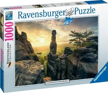 Puzzle Ravensburger Labské pískovce za rozbřesku 1000 dílků