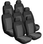 Autopotahy na Ford Galaxy III., Ghia, od roku 2006 - 2015, 7 míst, Lux style barva šedo černá