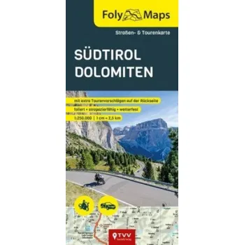 FolyMaps Südtirol Dolomiten 1:250 000 – Bikerbetten (DE)