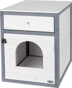 Přislušenství pro kočičí toaletu Kerbl Ida skříňka bílá 60 x 58 x 45 cm