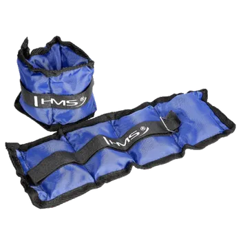HMS Zátěže na kotníky a zápěstí OB02 modré - 2x0,7kg