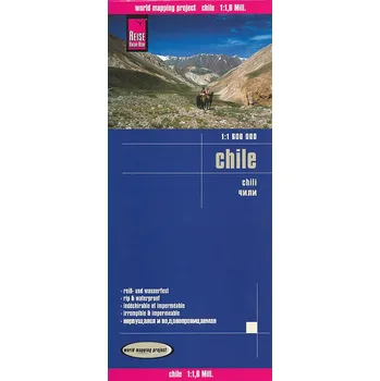 Reise Know-How Verlag mapa Chile 1:1,6 mil. voděodolná