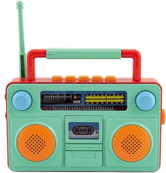 Hračka pro nejmenší Teddies Dětské rádio zelené