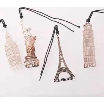 Designová kovová záložka - Socha svobody