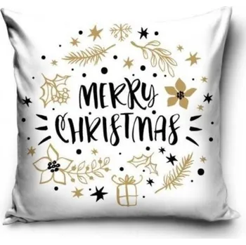 Dekorativní polštářek Carobotex Vánoční polštářek Merry Christmas 40x40 cm