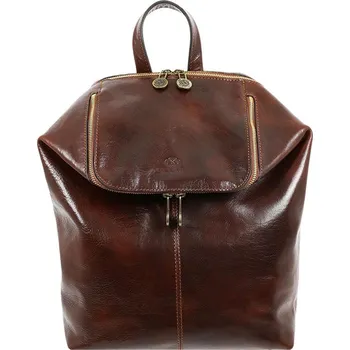 Městský batoh Glara Velký městský kožený batoh Premium 758471