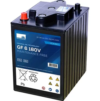 Trakční baterie Gelový trakční akumulátor SONNENSCHEIN GF 06 180 V, 6V, C5/180Ah, C20/200Ah