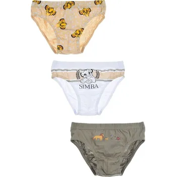 Chlapecké tričko Trojbalení chlapeckých slipů Lion King Velikost: 116/128
