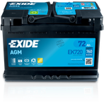 Exide EK720 12V 72Ah 760A