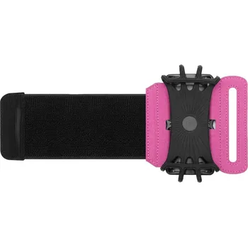 Pouzdro na mobilní telefon Sportovní pouzdro Wrist 4,5 - 5,5" růžové/černé