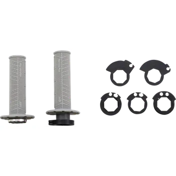 grip a Motokrosové rukojeti - gripy s lock-on systémem ODI / MOTION PRO DIRTCONTROL II šedé - pár (Rukojeti na motorku)