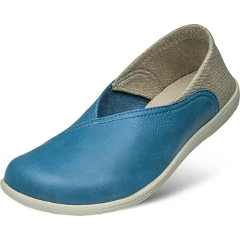Dámská zdravotní obuv Dámská nazouvací obuv, hladká useň, modrá, velikost: 36