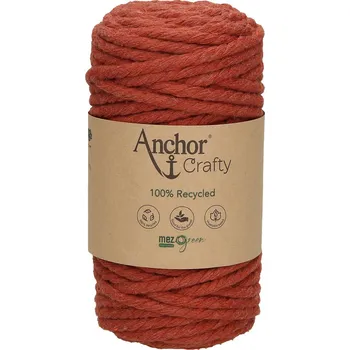Příze Anchor Crafty 116 Cihlová (Příze na macrame Anchor Crafty 116 Brick)