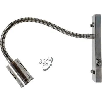 Nástěnné svítidlo Nástěnná lampa Cheryl Barva: stříbrná