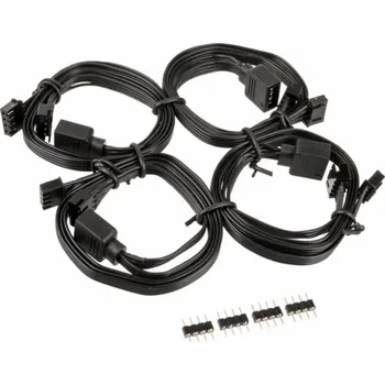 Napájecí kabel SilverStone SST-CPL01 - 4pinový RGB Y prodlužovací kabel - 60 CM