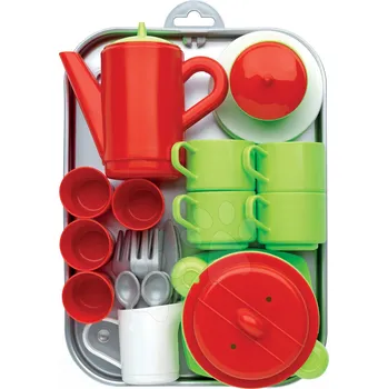 Dětská kuchyňka Čajová souprava Chef Cook Écoiffier velká s 34 doplňky od 18 měsíců