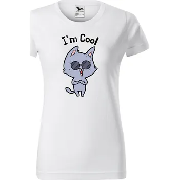 Dámské tričko Dámské tričko - Cool cat Velikost: M