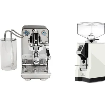 Příprava kávy ECM Puristika PID, anthracite + Eureka Mignon Bravo, CR white