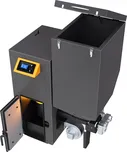 Benekovterm s.r.o. BENEKOV B16 ECONOMIX kotel na tuhá paliva 15kW uhlí, automatický, jednotka EM800, pravý