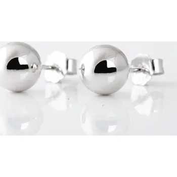 Náušnice Dámské stříbrné naušnice kuličky STNAU0589F