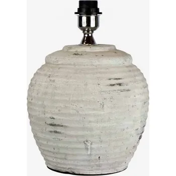 Lampička Kameninová lampa šedá