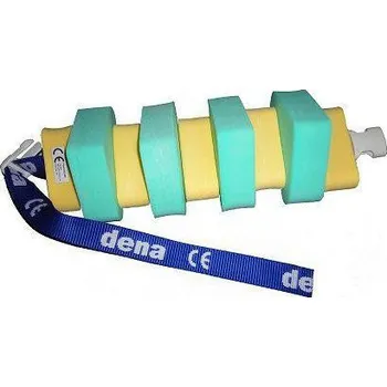 Plovací pás Matuška Dena Pěnový plavecký pás 850 mm zelený Zeleno-žlutý