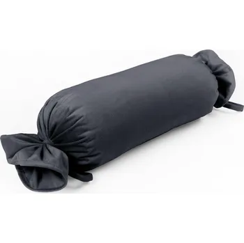 Dekorativní polštářek Sametový polštář válec bonbon Velvet Premium SVP-004 Antracitově šedý 15x80 cm