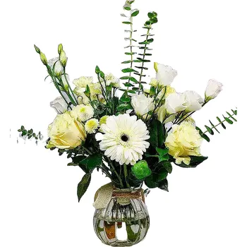 umělá květina Kytice bílá obloha