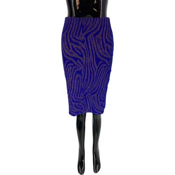 Dámská sukně CKS Dámská sukně,, modrá, s třpytivým vzorem Velikosti XS-XXL: XS Nové zboží