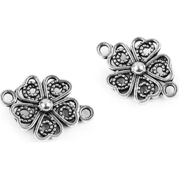 Filigránový dekorační našívací ozdobný díl - květ 11