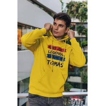 Pánská mikina Pánská mikina Tomáš Barva: Žlutá, Velikost: S