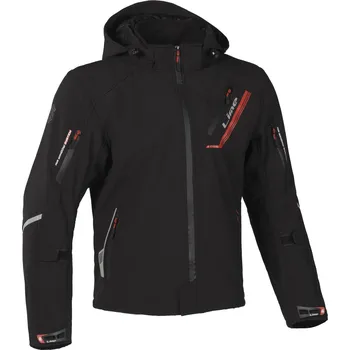 Moto bunda MBW DENVER SOFTSHELL bunda na motorku/scooter s chrániči, černá