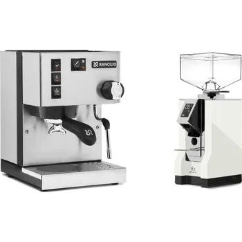 Kávovar Rancilio Silvia BC + Eureka Mignon Bravo, CR white