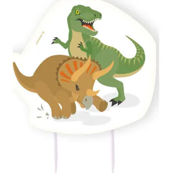 Amscan Dortová svíčka Dinosauři 10 cm Dortová svíčka Amscan Dortová svíčka Dinosauři 10 cm