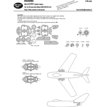 Plastikový model 1/48 Mask MiG-15 EXPERT (BRONCO, H.2000)