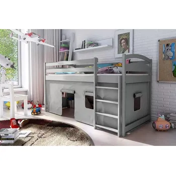 Dětská postel Dětská zvýšená postel Atos Barva dřeva: Šedá, Rozměry: 80x180