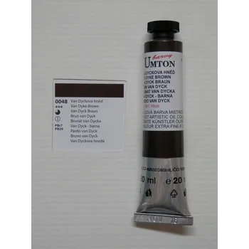Olejová barva Olejová barva UMTON 20 ml - van dyckova hněď 48
