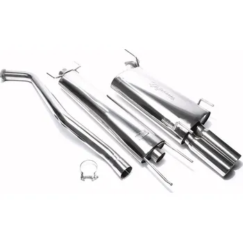 Výfukový systém TA Technix sportovní nerezový catback výfuk Opel Vectra B (95-02), 2x 76 mm rovná nerezová koncovka s pertlem