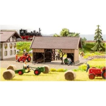 Modelová železnice H0 - Laser Cut -stodola-