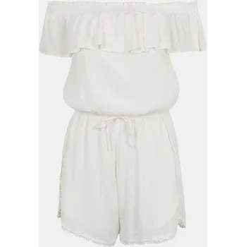 Dámské tričko Bílý krátký overal s odhalenými rameny TALLY WEiJL - Dámské TALLY WEiJL šedá 1818293