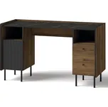 Psací stůl Prestigo - ořech warmia/san sebastian/černá